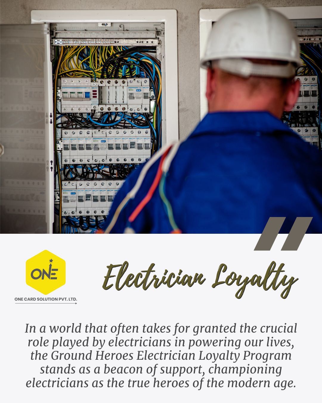 Ground Heroes Electrician Loyalty Program